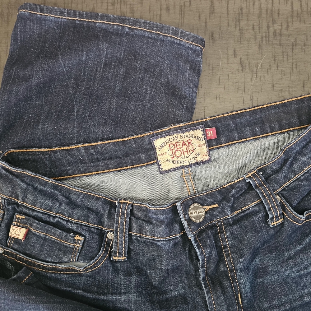 Bear Jeans Dark Wash Denim Ankle Pants